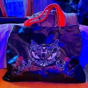 Emily the Strange vinyl tote bag, unused, mint condition vintage Strange.